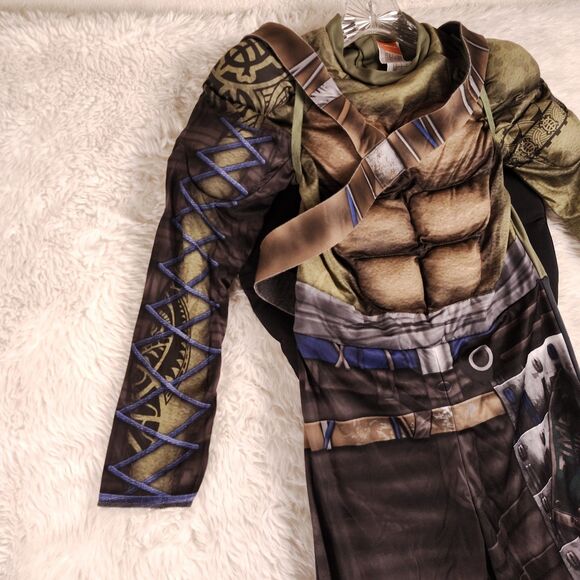 Padded Muscle TMNT Leonardo Costume W/ Removable Shell & Straps Childs M (8-10) - Picture 3 of 9